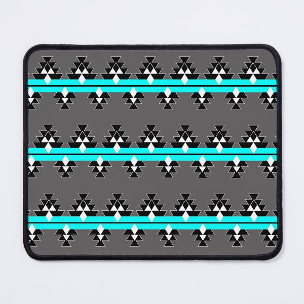 Item preview, Turquoise on Gray Native Woven Stories designed and sold by NDNlook.