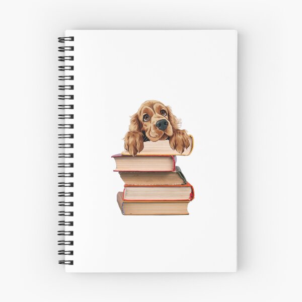 Item preview, English Cocker Spaniel And Books designed and sold by TheAnimalZ00.