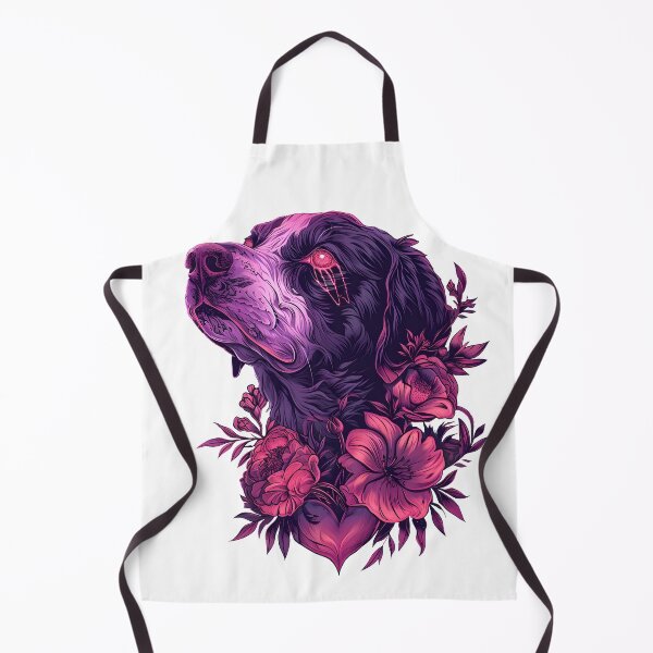 Item preview, Crying dog in flowers designed and sold by TheRealmWithin.
