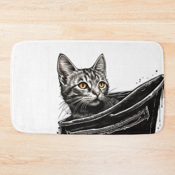 Item preview, cat in the pocket designed and sold by bonjourmadame4.