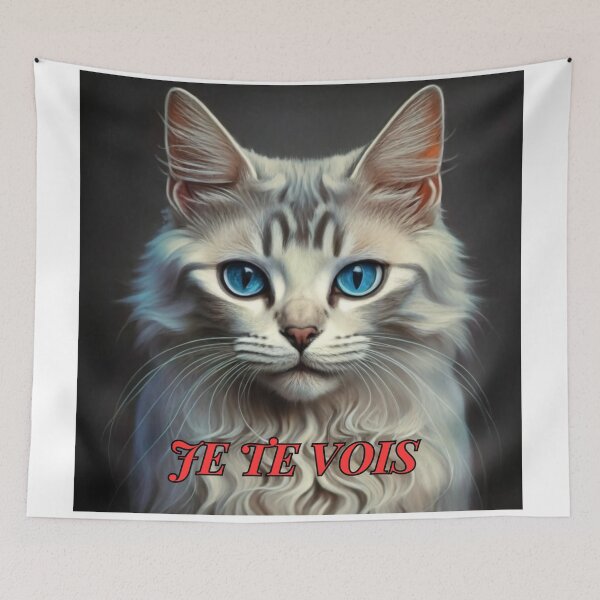 Item preview, Cat that sees everything VIX for France designed and sold by Visual Arts Sławomir Grzanek.