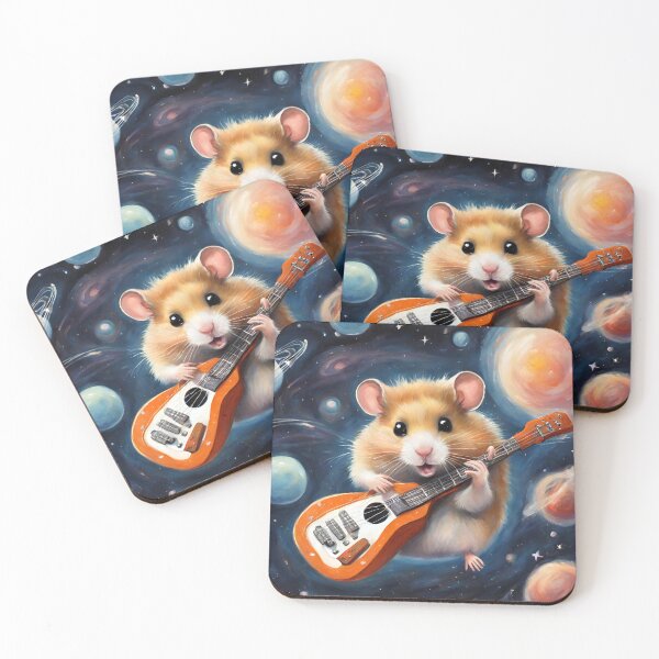 Item preview, Guitar Playing Hamster in Space designed and sold by klmcmo70.