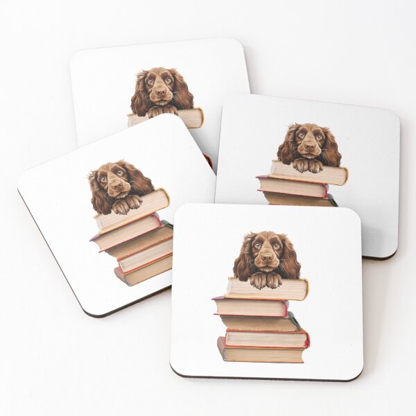 Item preview, Field Spaniel And Books designed and sold by TheAnimalZ00.
