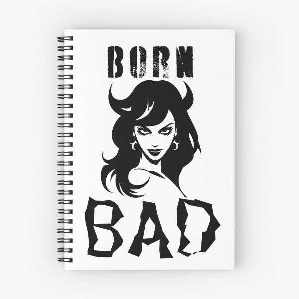 Item preview, Born Bad, bad girl, bad babe, designs for naughty ladies designed and sold by QuirkyTease.