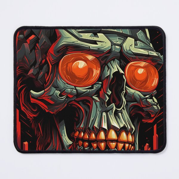Item preview, Radiant Titanium - Alloy Metal Skull Art designed and sold by robertmullineux.