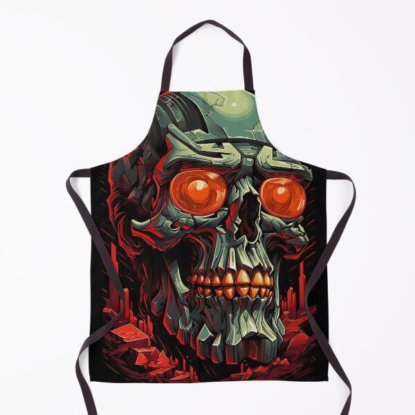 Item preview, Radiant Titanium - Alloy Metal Skull Art designed and sold by robertmullineux.