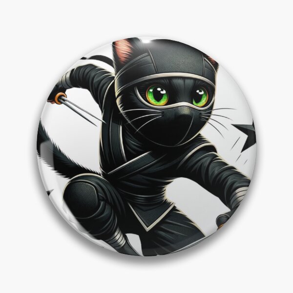 Item preview, Ninja Kitty: The Stealthy Feline Assassin designed and sold by jamesadsartist.