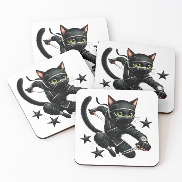 Item preview, Ninja Kitty: The Stealthy Feline Assassin designed and sold by jamesadsartist.