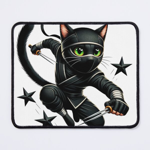 Item preview, Ninja Kitty: The Stealthy Feline Assassin designed and sold by jamesadsartist.