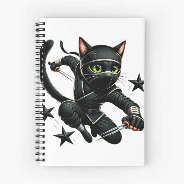 Item preview, Ninja Kitty: The Stealthy Feline Assassin designed and sold by jamesadsartist.
