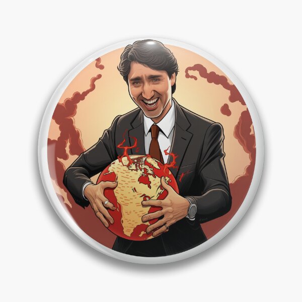 Item preview, Justin Trudeau Setting Fire to Canada designed and sold by SmashTeen.