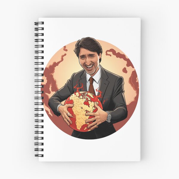 Item preview, Justin Trudeau Setting Fire to Canada designed and sold by SmashTeen.