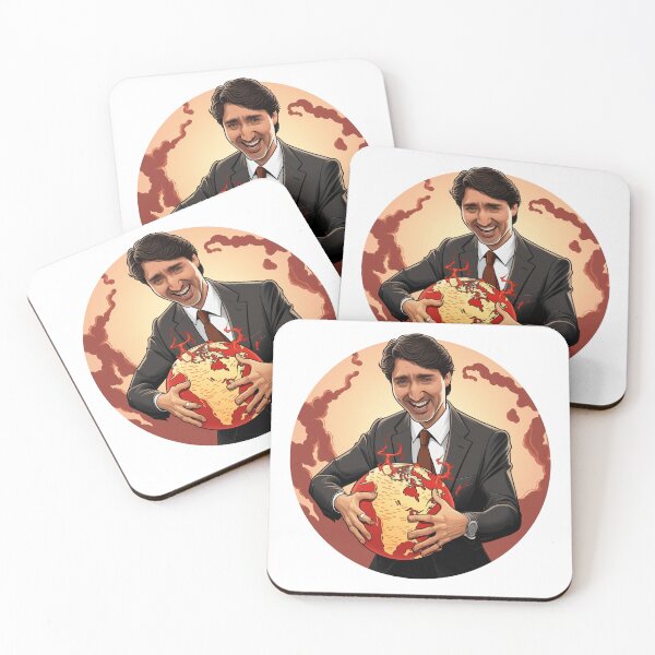 Item preview, Justin Trudeau Setting Fire to Canada designed and sold by SmashTeen.