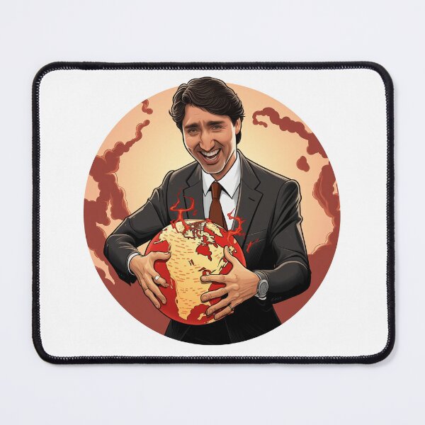 Item preview, Justin Trudeau Setting Fire to Canada designed and sold by SmashTeen.