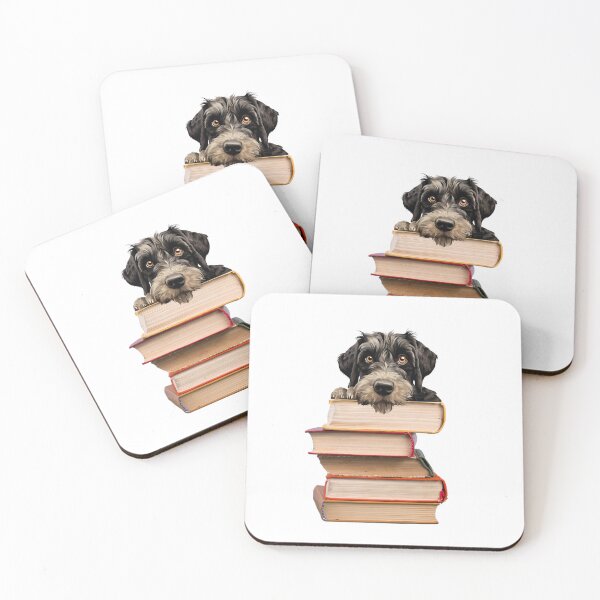 Item preview, Giant Schnauzer And Books designed and sold by TheAnimalZ00.