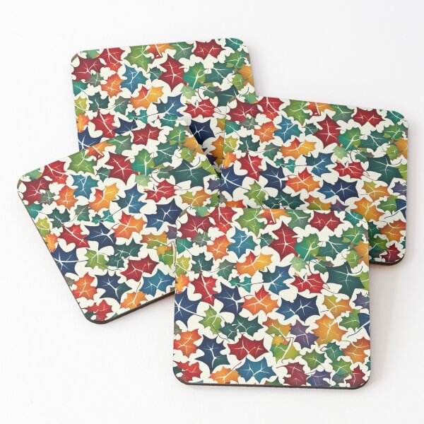 Item preview, Abstract Colorful Ivy Leaf Pattern designed and sold by calibrit.