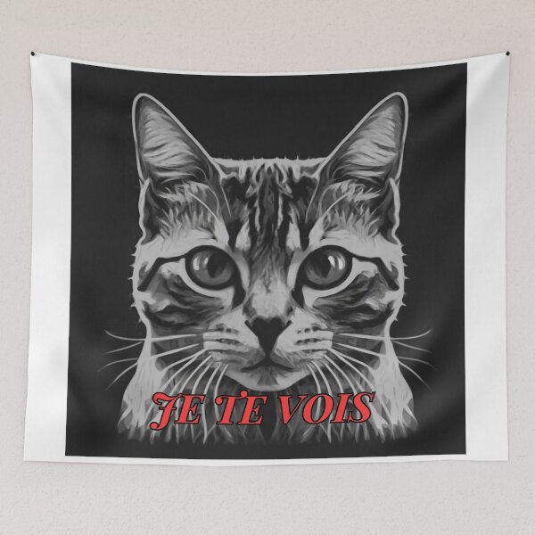 Item preview, Cat that sees everything XV for France designed and sold by Visual Arts Sławomir Grzanek.