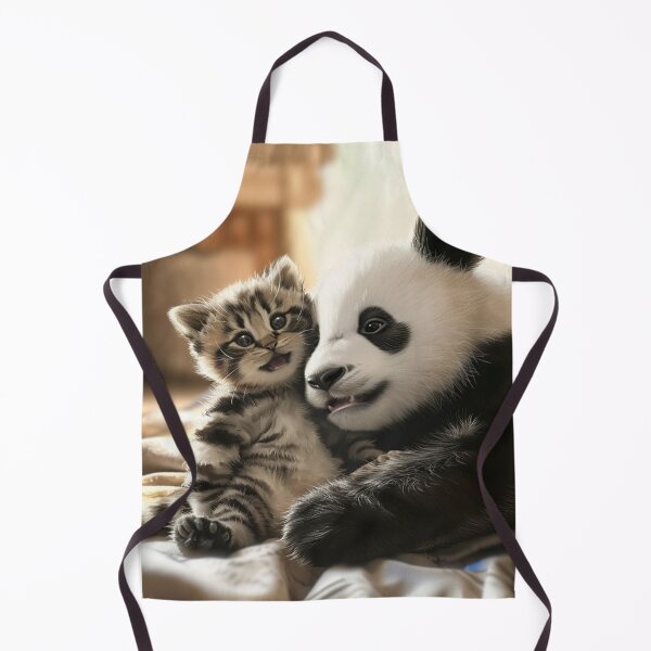 Item preview, Heartwarming Cute Animals Playful Baby Panda Furry Kitten Unique Pet Art C116-01 designed and sold by MPCFICTION.