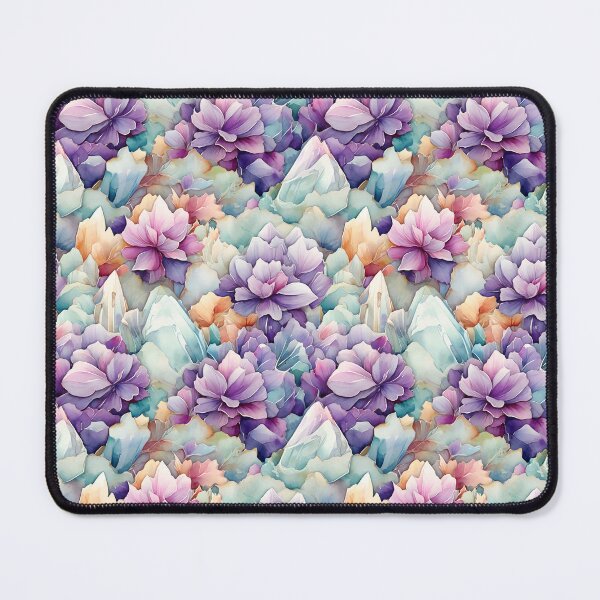 Item preview, Watercolor Crystal Cluster Pattern designed and sold by Patternliss.