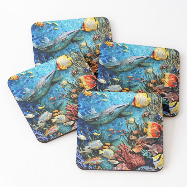 Item preview, Underwater Mosaic designed and sold by ArtbyAiGallery.