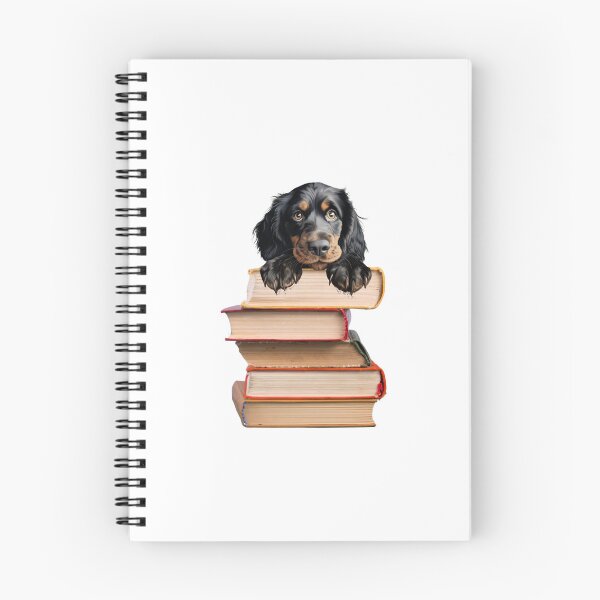 Artikelvorschau, Gordon Setter und Bücher entworfen und verkauft von TheAnimalZ00.