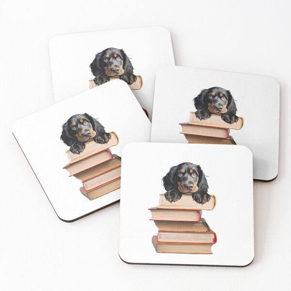 Item preview, Gordon Setter And Books designed and sold by TheAnimalZ00.