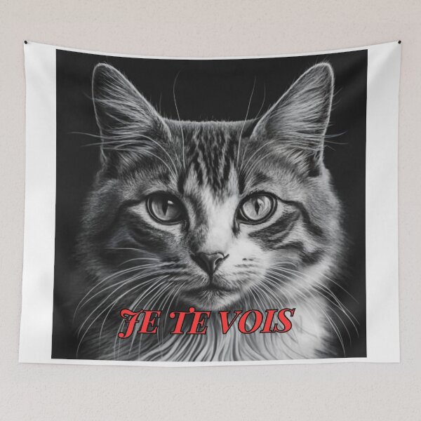 Item preview, Cat that sees everything XVIII for France designed and sold by Visual Arts Sławomir Grzanek.
