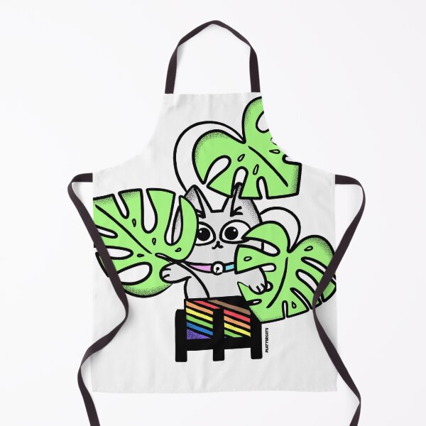 Item preview, Rainbow Pride Cat in Plant designed and sold by plattercat.