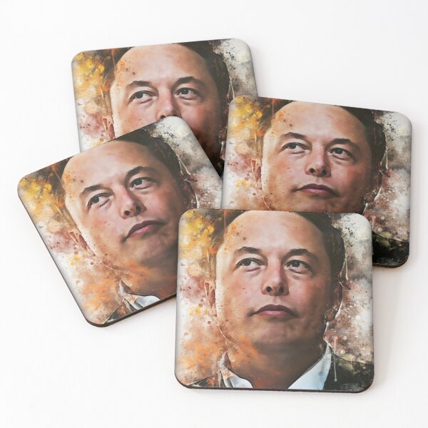 Item preview, Elon Musk - Watercolor of an Electric Car Visionary designed and sold by WigOutlet.