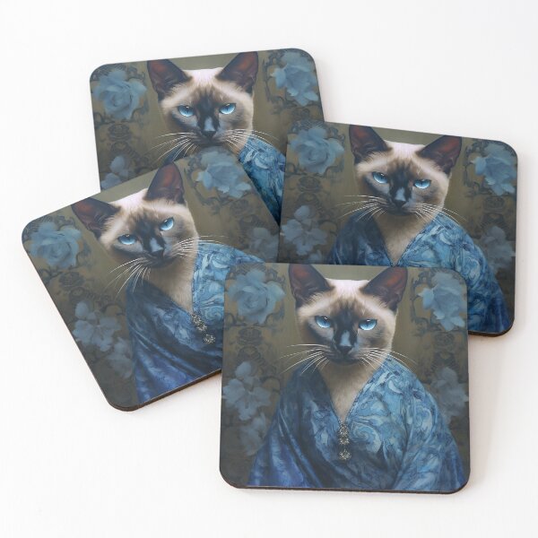 Item preview, Elegant Samese Cat designed and sold by Nocturne  Paws.