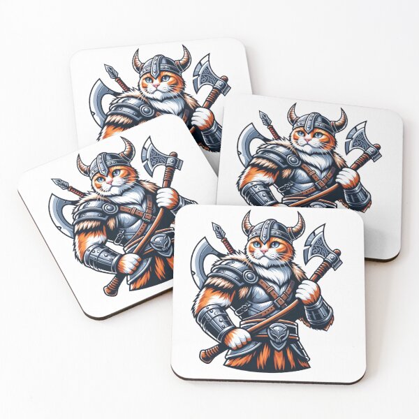 Item preview, Viking Cat Berserker: The Fierce Feline Warrior designed and sold by jamesadsartist.