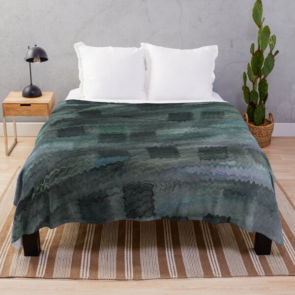 Item preview, Underwater Green Black Wobble designed and sold by Alexandria Levin.
