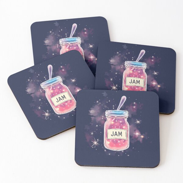 Item preview, Cosmic Spread - Kawaii Cosmic Jam Jar Design designed and sold by Sir Meow Meow.