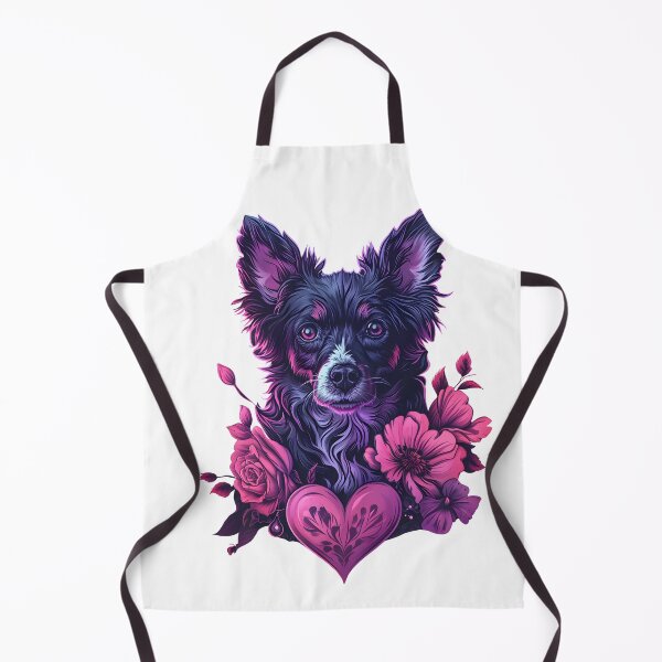 Item preview, Border collie in flowers designed and sold by TheRealmWithin.