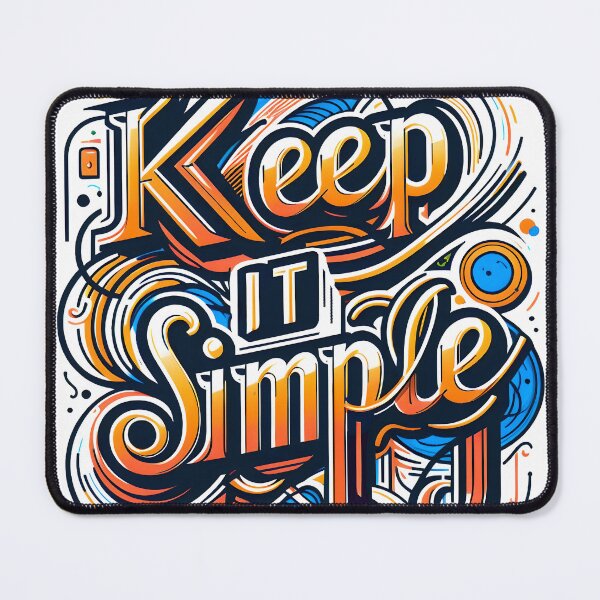 Item preview, Keep it simple, typography designed and sold by maxmaj.