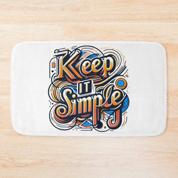Item preview, Keep it simple, typography designed and sold by maxmaj.