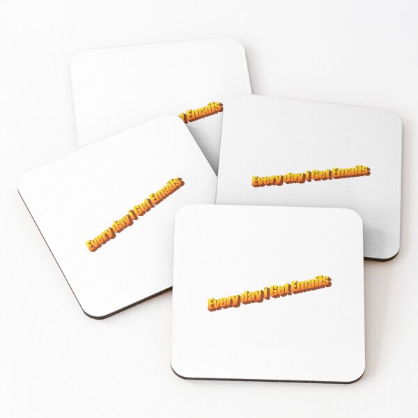 Item preview, Everyday I Get Emails Meme Sticker designed and sold by cow-goes-moo.