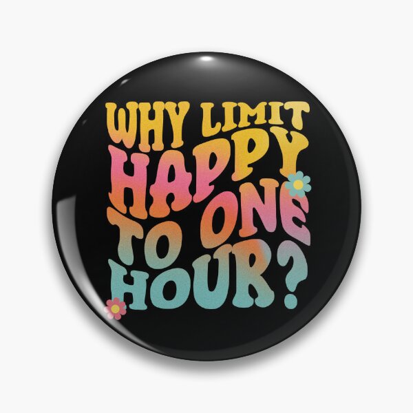 Item preview, Why Limit Happy to One Hour? Groovy Nights Await! Timeless Vibes: Happy All Night, the Retro Revolution! designed and sold by Sun Sand & Sea Art.