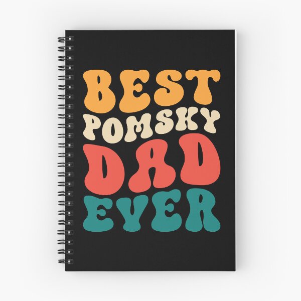 Item preview, Best Pomsky Dad Ever Retro Wavy designed and sold by kamrankhan.