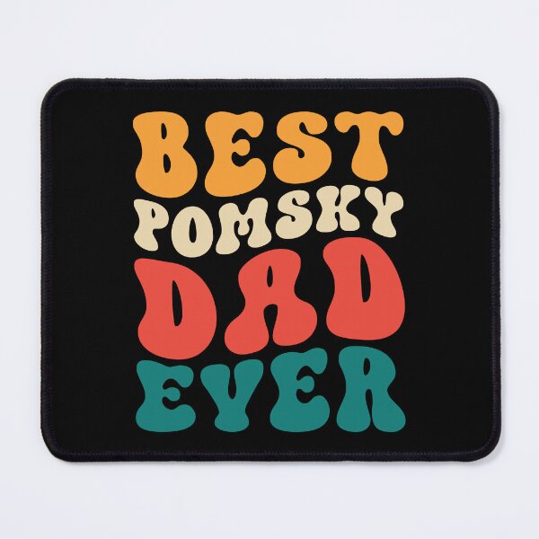 Item preview, Best Pomsky Dad Ever Retro Wavy designed and sold by kamrankhan.