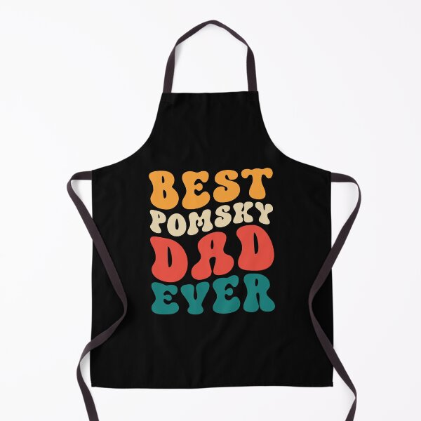Item preview, Best Pomsky Dad Ever Retro Wavy designed and sold by kamrankhan.