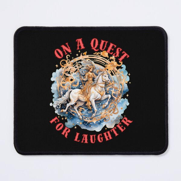Item preview, On A Quest For Laughter. sagittarius astrology designed and sold by ZodiacWonders.