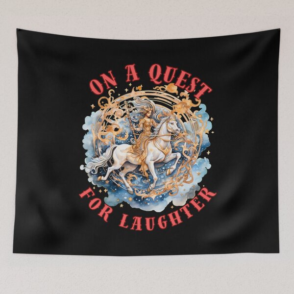 Item preview,  On A Quest For Laughter. sagittarius astrology designed and sold by ZodiacWonders.