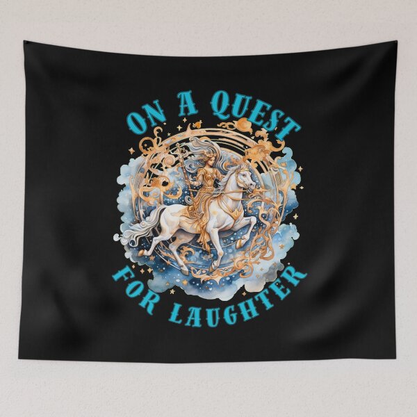 Item preview,  On A Quest For Laughter. sagittarius birthday designed and sold by ZodiacWonders.