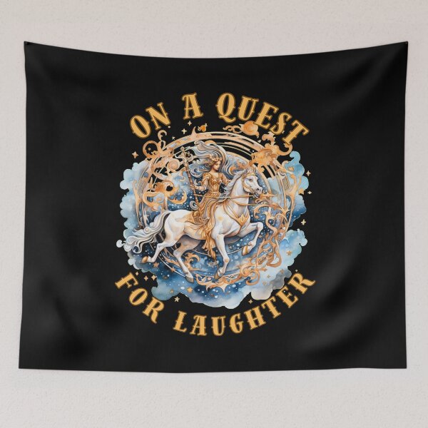 Item preview,  On A Quest For Laughter. sagittarius sign designed and sold by ZodiacWonders.