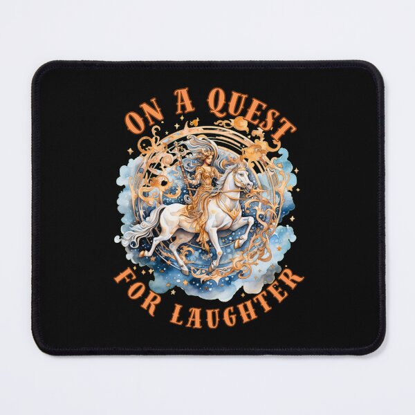 Item preview, On A Quest For Laughter. sagittarius season designed and sold by ZodiacWonders.
