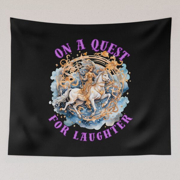 Item preview,  On A Quest For Laughter. sagittarius constellation designed and sold by ZodiacWonders.