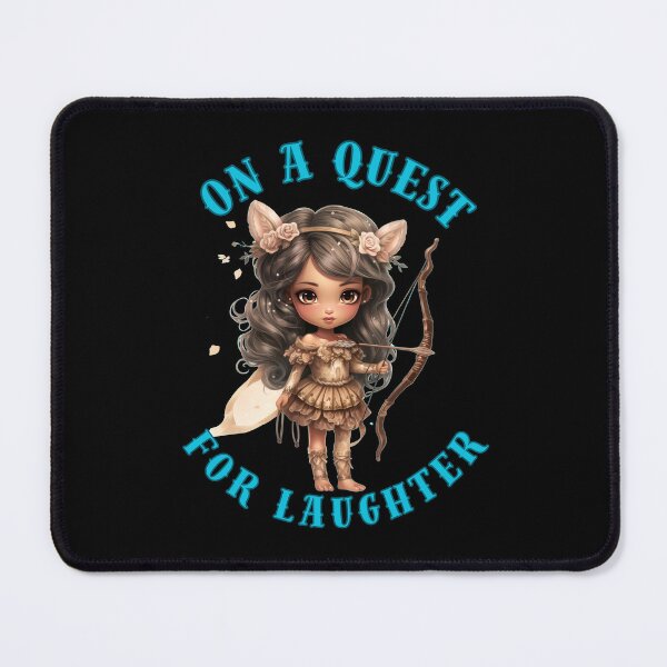 Item preview,  On A Quest For Laughter. sagittarius quote designed and sold by ZodiacWonders.