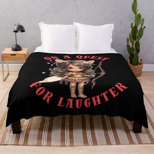 Item preview, On A Quest For Laughter. sagittarius lovers designed and sold by ZodiacWonders.