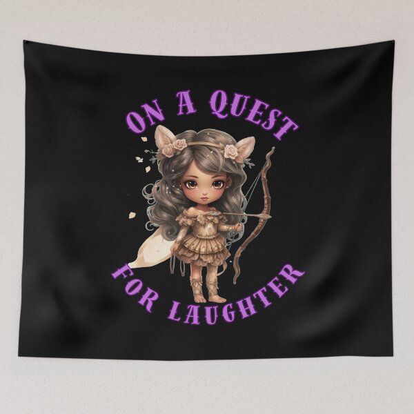 Item preview,  On A Quest For Laughter. sagittarius astrological sign designed and sold by ZodiacWonders.